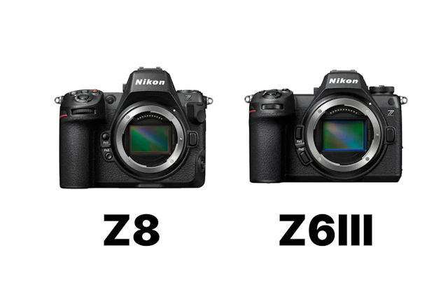 Nikon Z8とNikon Z6IIIを徹底比較！画質・AF・動画・携帯性の違いと